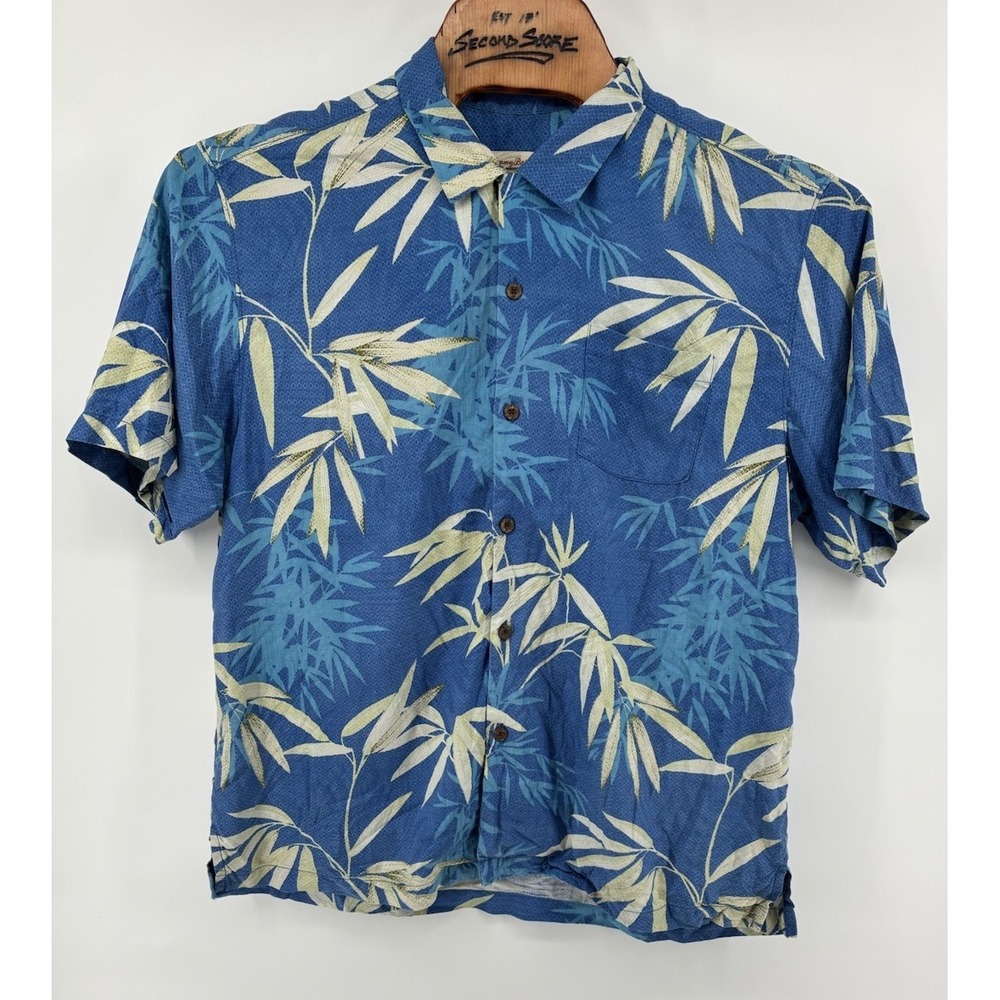 Lot Of 2 VNTG Tommy Bahama Shirt XL 100% Silk Floral All Over Print Hawaiian - Picture 4 of 10